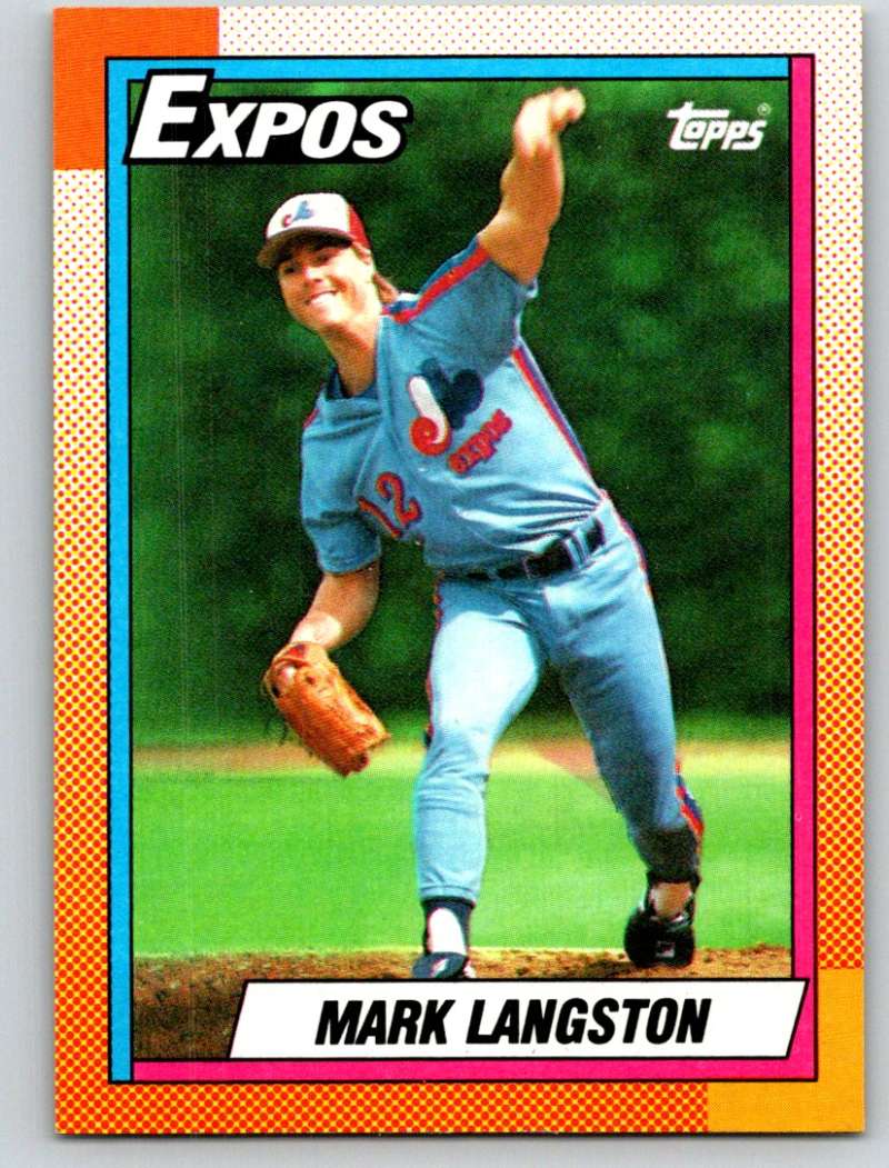 1990 Topps #530 Mark Langston Mint  Image 1