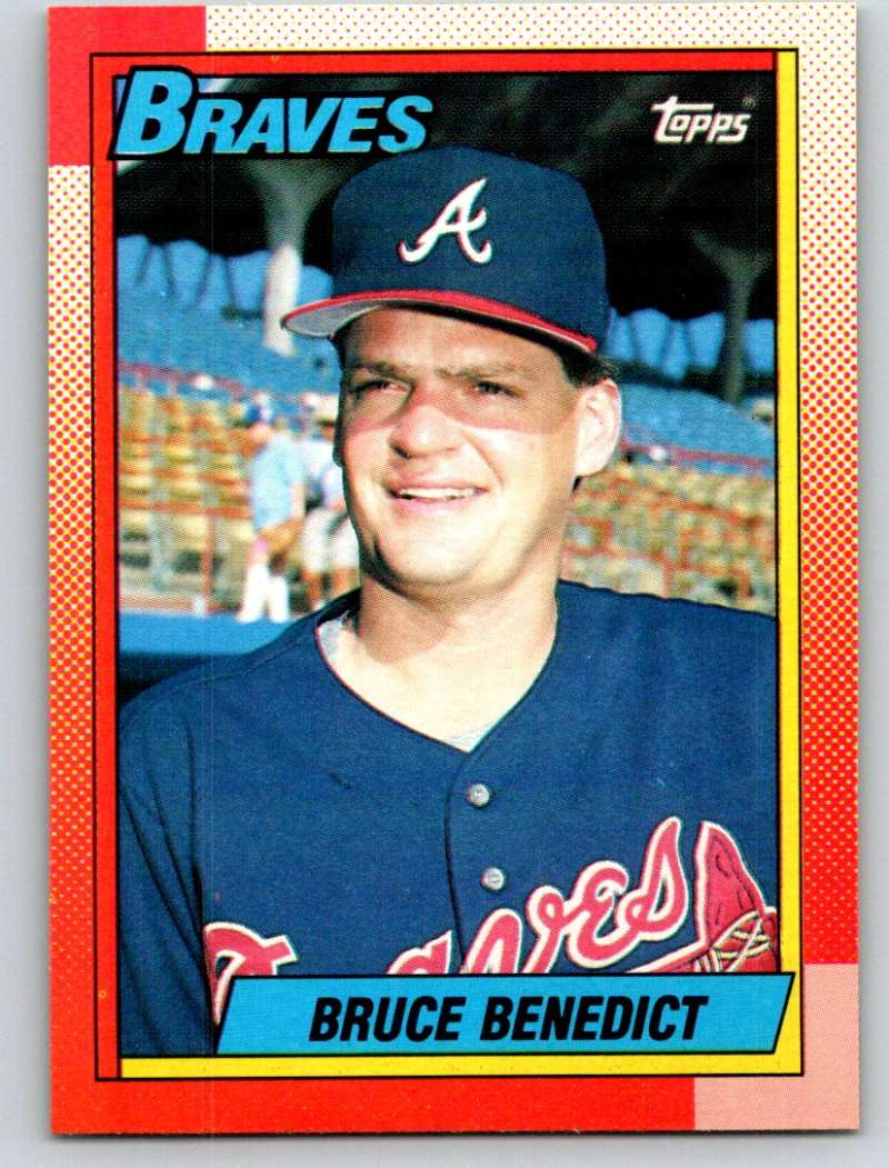 1990 Topps #583 Bruce Benedict Mint  Image 1