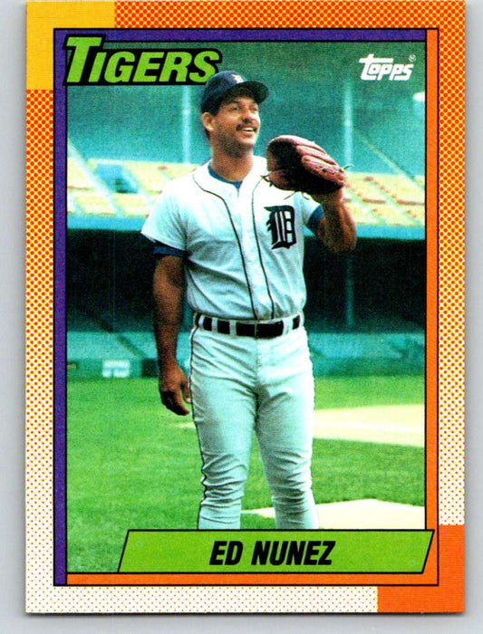 1990 Topps #586 Ed Nunez Mint