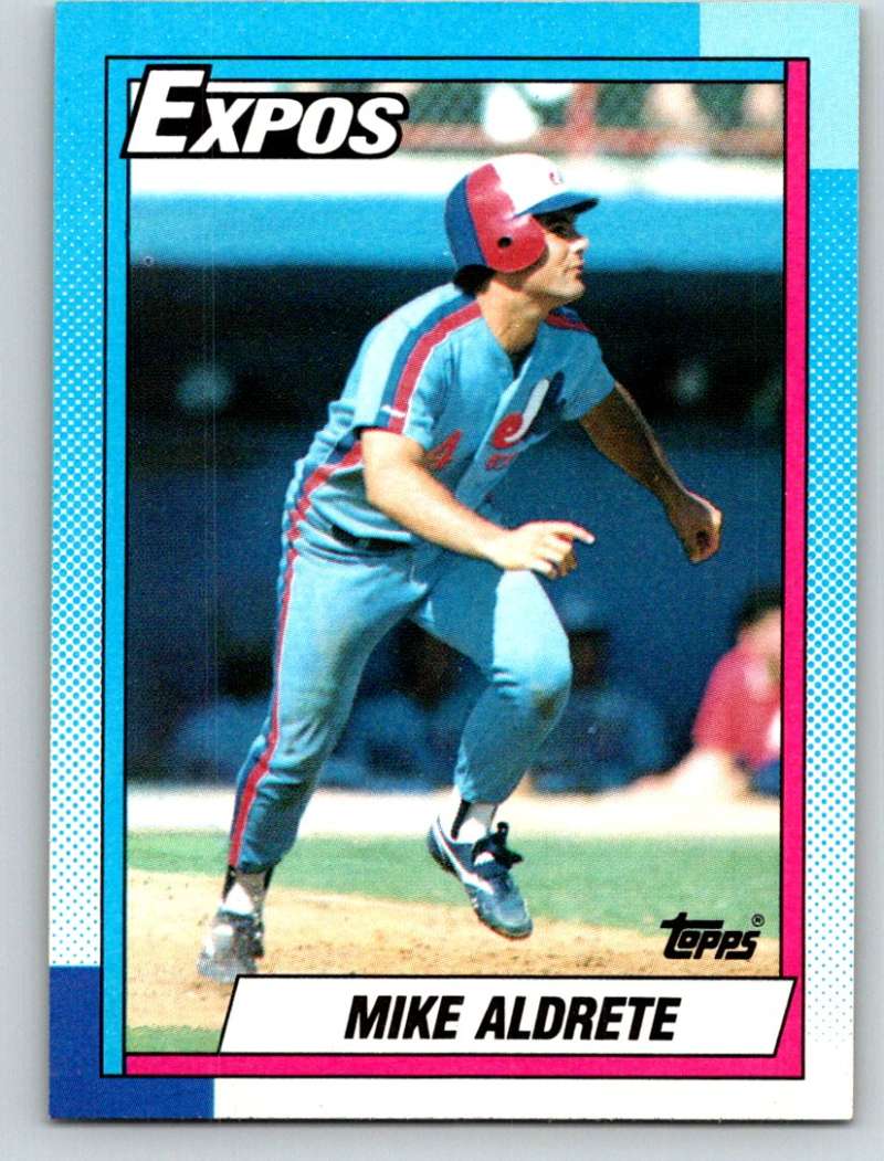 1990 Topps #589 Mike Aldrete Mint  Image 1