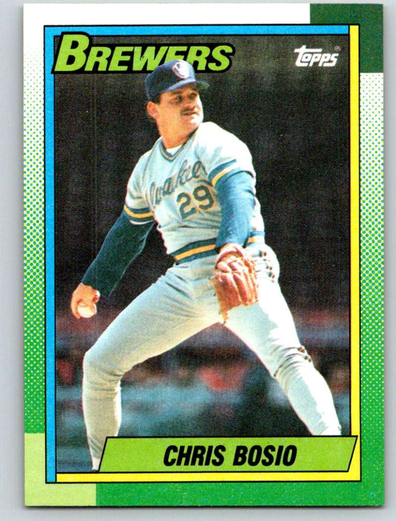 1990 Topps #597 Chris Bosio Mint  Image 1