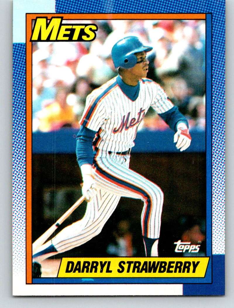 1990 Topps #600 Darryl Strawberry Mint  Image 1