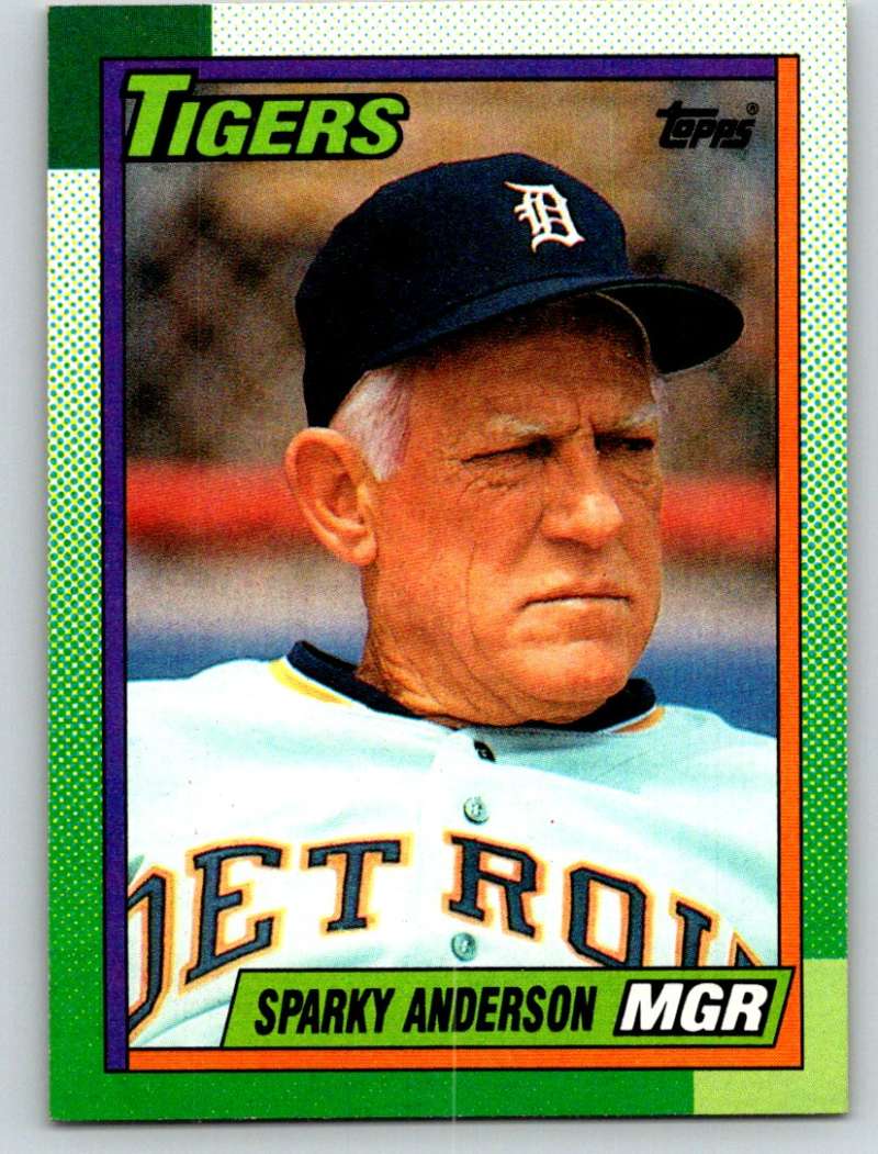 1990 Topps #609 Sparky Anderson MG Mint  Image 1