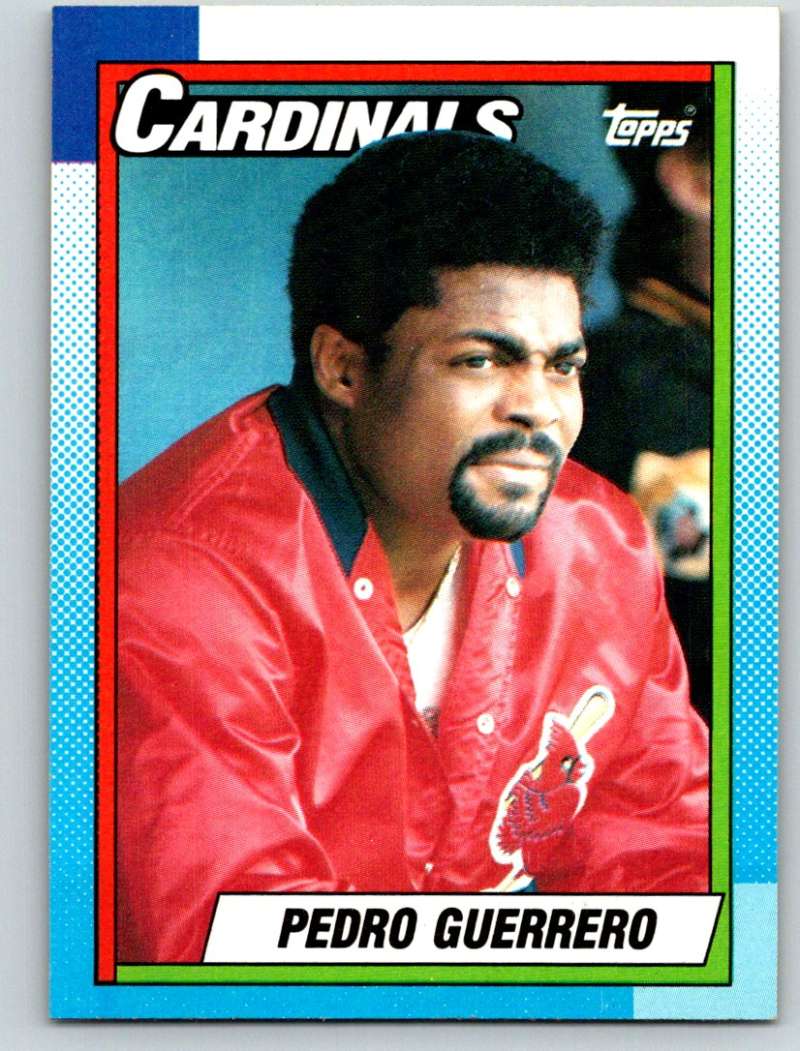 1990 Topps #610 Pedro Guerrero Mint  Image 1