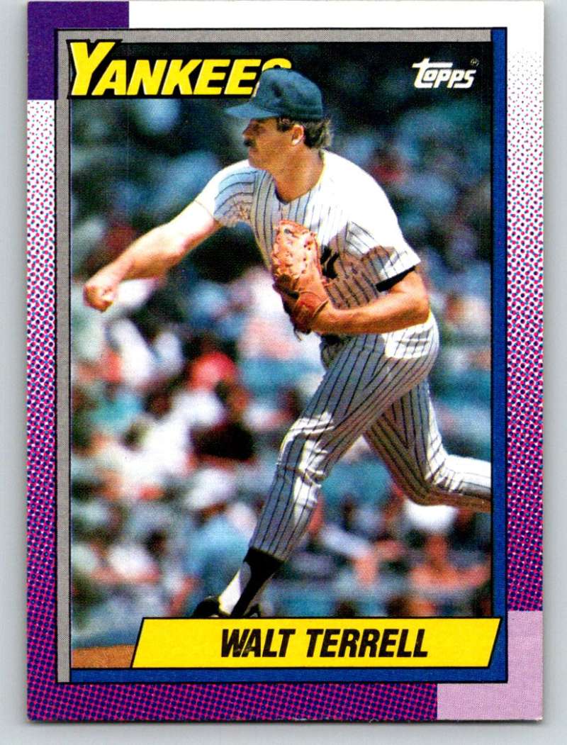 1990 Topps #611 Walt Terrell Mint  Image 1