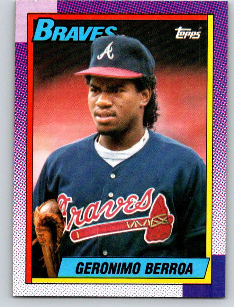 1990 Topps #617 Geronimo Berroa Mint  Image 1