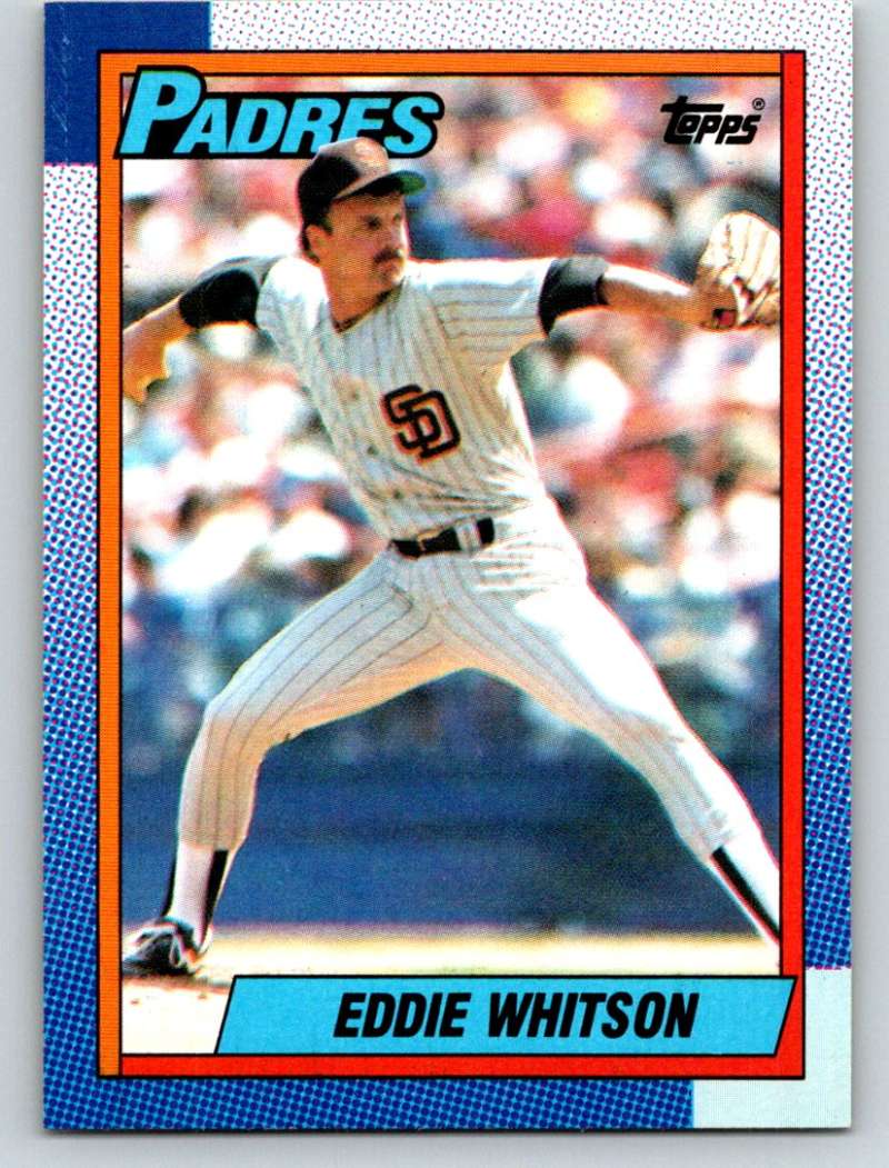 1990 Topps #618 Ed Whitson Mint  Image 1