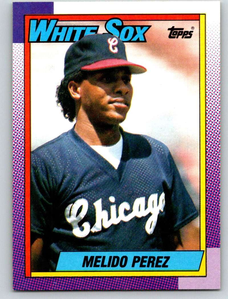 1990 Topps #621 Melido Perez Mint  Image 1