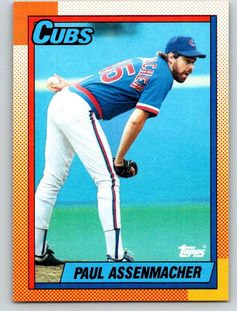 1990 Topps #644 Paul Assenmacher Mint  Image 1