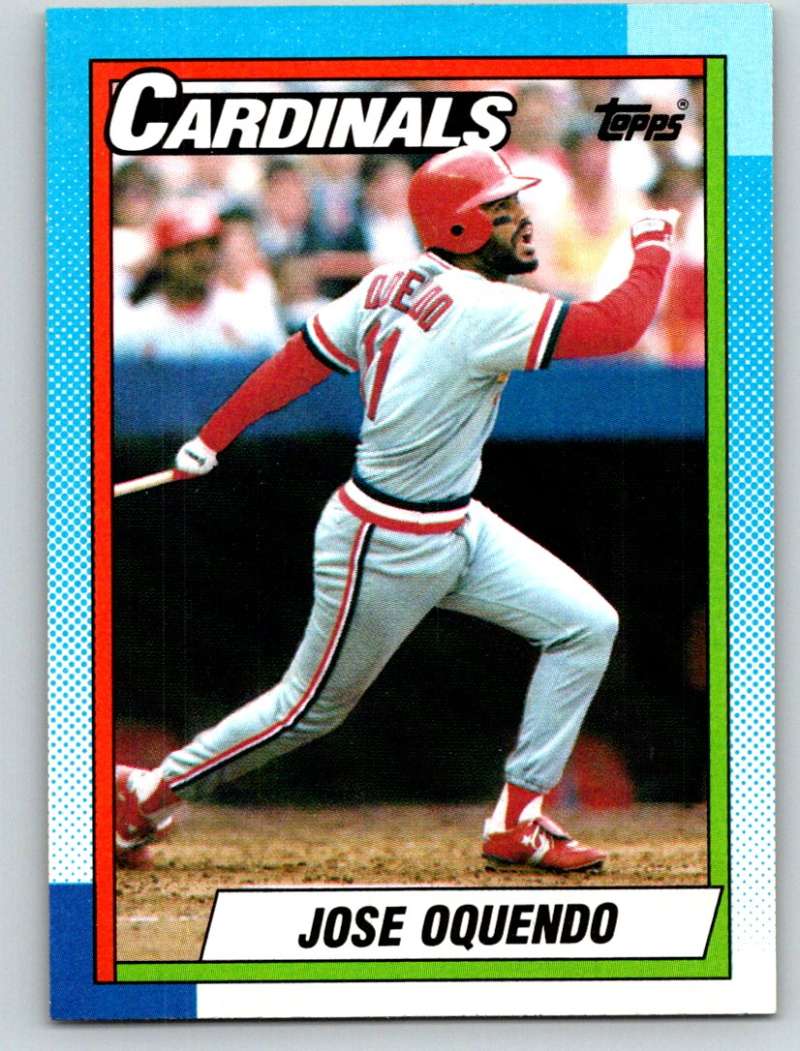 1990 Topps #645 Jose Oquendo Mint  Image 1