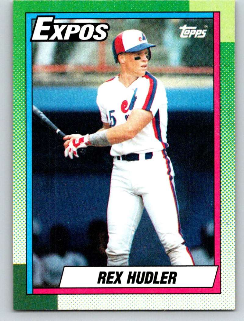 1990 Topps #647 Rex Hudler Mint  Image 1