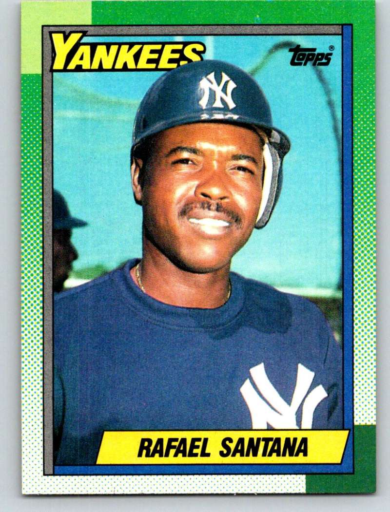 1990 Topps #651 Rafael Santana Mint  Image 1