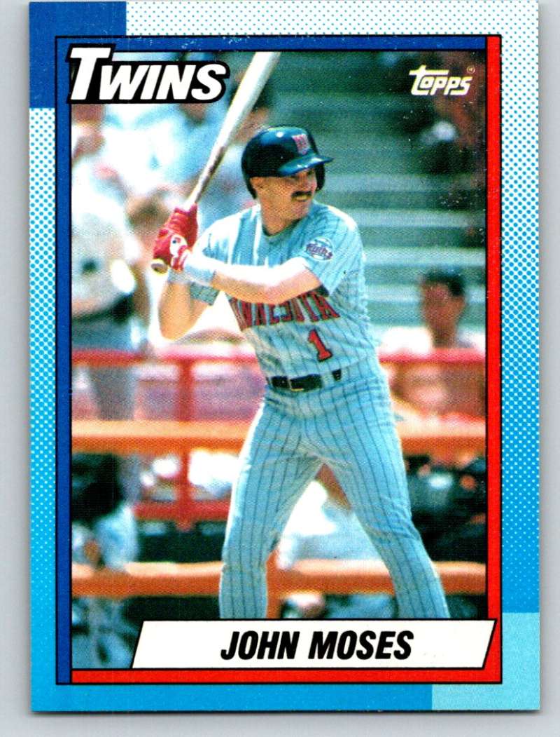 1990 Topps #653 John Moses Mint  Image 1