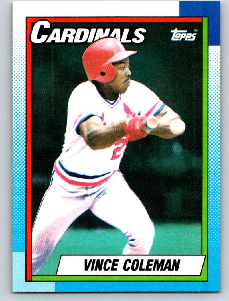 1990 Topps #660 Vince Coleman Mint  Image 1