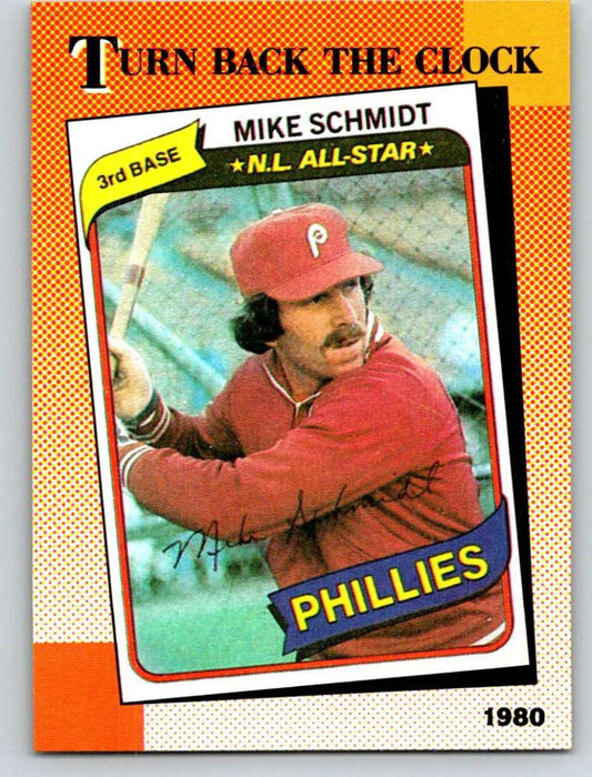 1990 Topps #662 Mike Schmidt TBC Mint