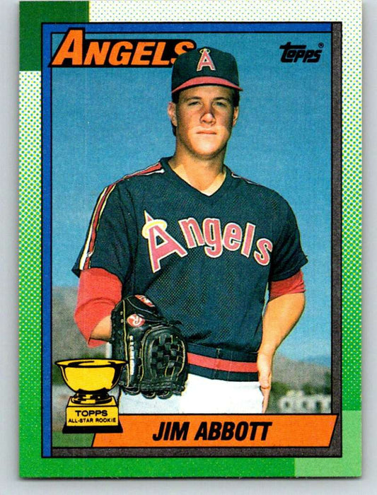 1990 Topps #675 Jim Abbott Mint