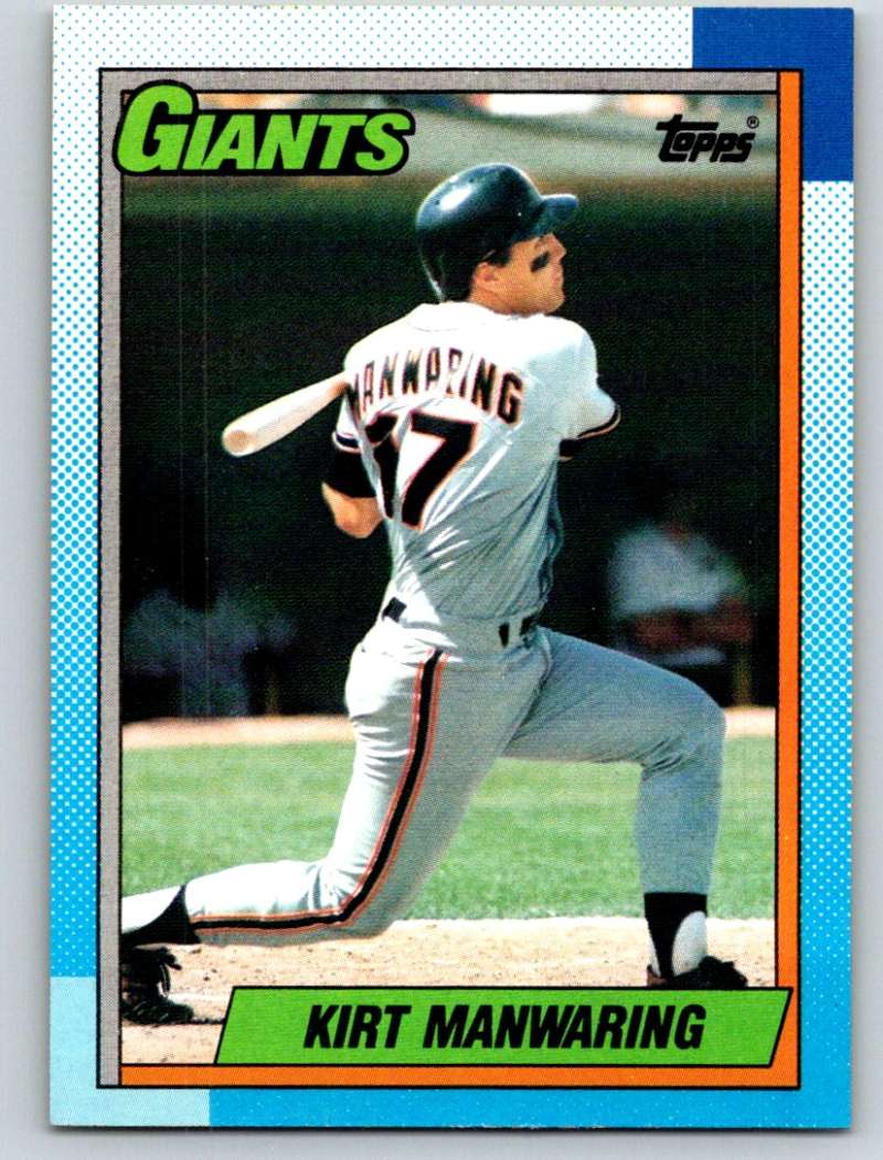 1990 Topps #678 Kirt Manwaring UER Mint  Image 1
