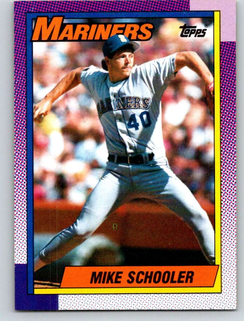 1990 Topps #681 Mike Schooler Mint  Image 1