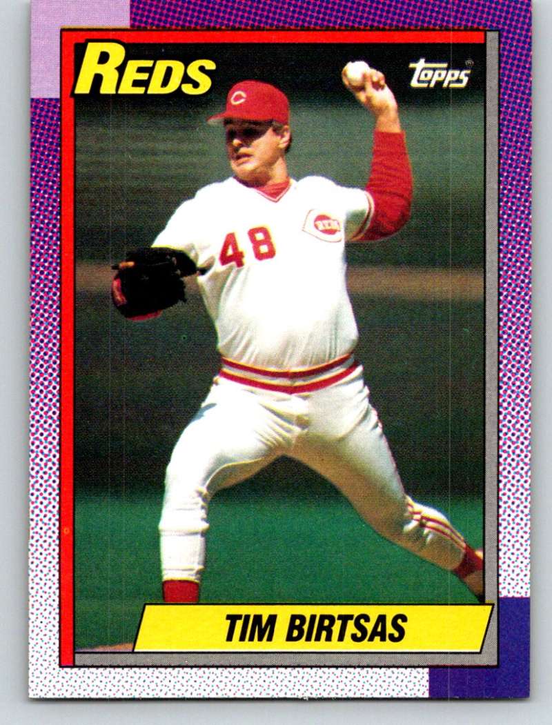 1990 Topps #687 Tim Birtsas Mint  Image 1