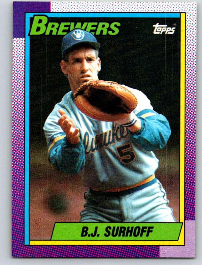 1990 Topps #696 B.J. Surhoff Mint  Image 1