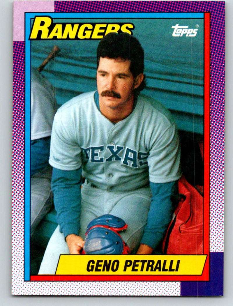 1990 Topps #706 Geno Petralli Mint  Image 1