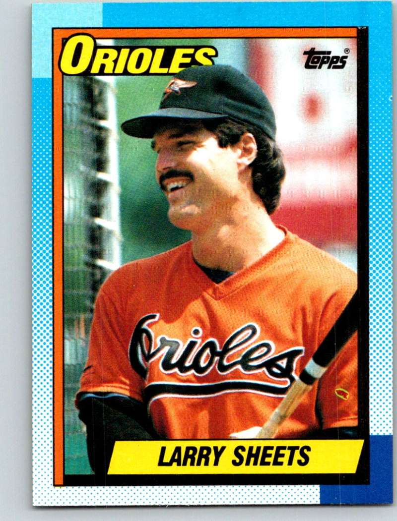 1990 Topps #708 Larry Sheets Mint  Image 1
