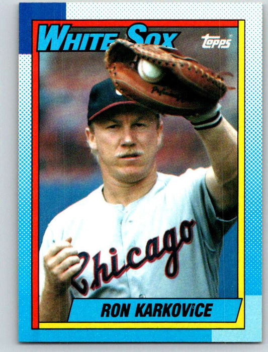 1990 Topps #717 Ron Karkovice Mint