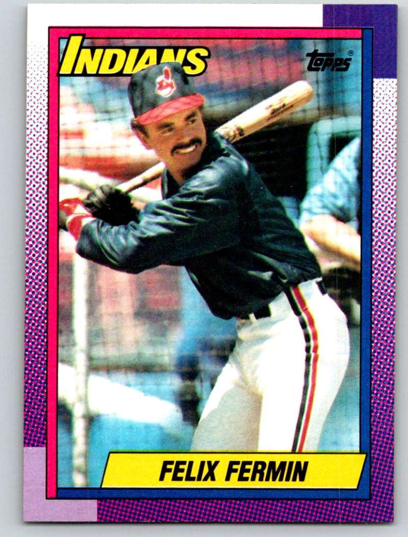 1990 Topps #722 Felix Fermin Mint  Image 1