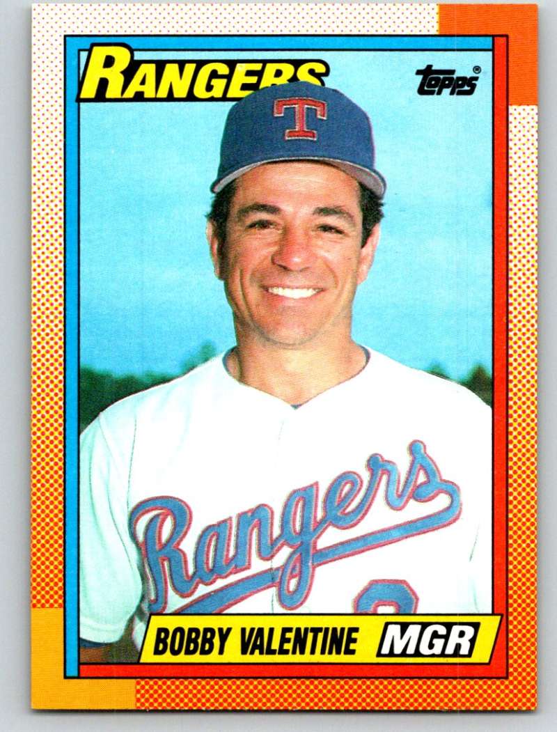 1990 Topps #729 Bobby Valentine MG Mint  Image 1