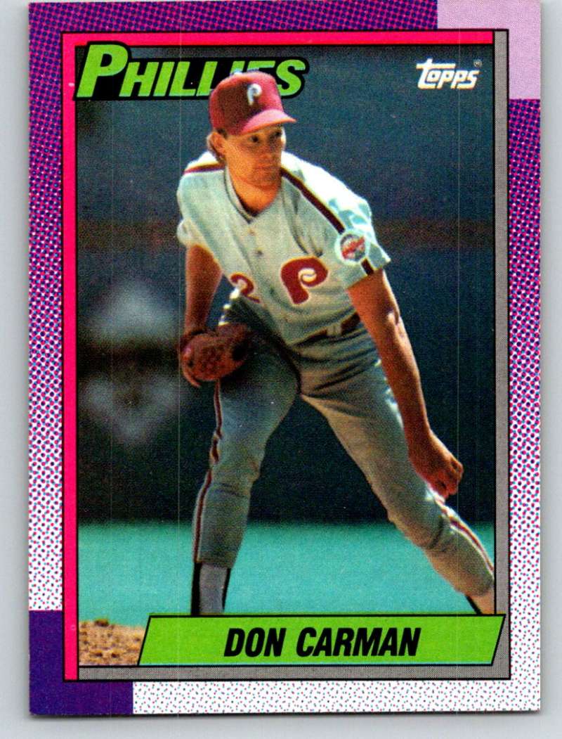 1990 Topps #731 Don Carman Mint  Image 1