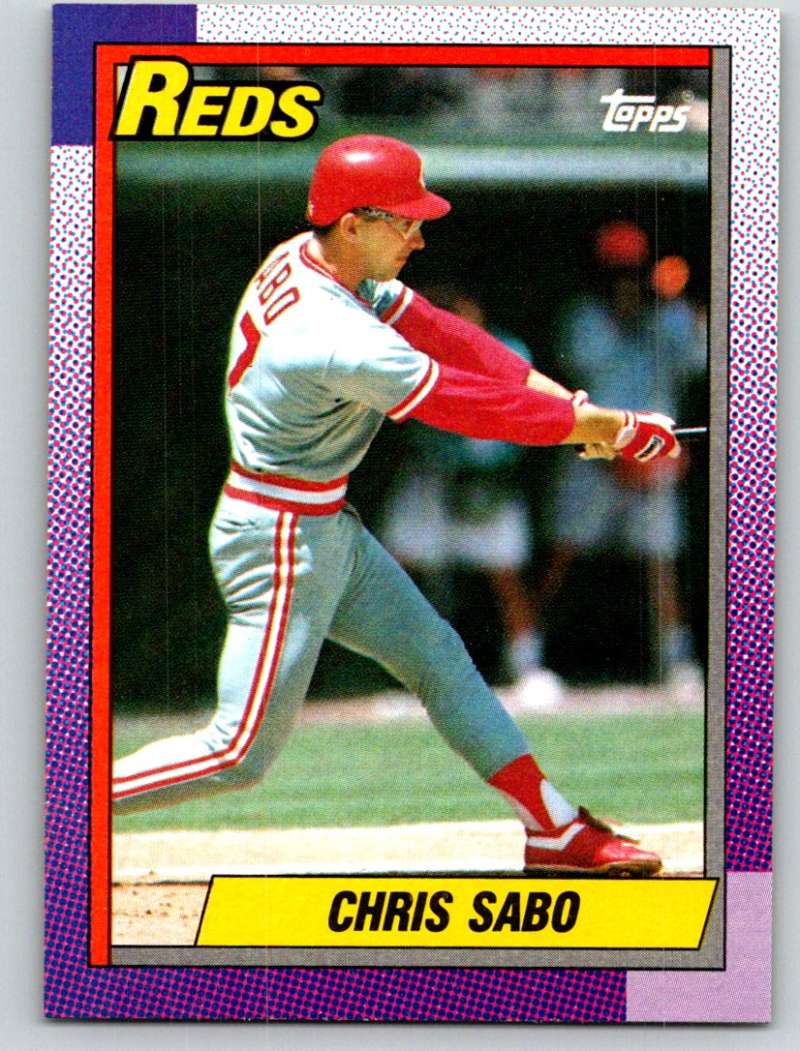 1990 Topps #737 Chris Sabo Mint  Image 1