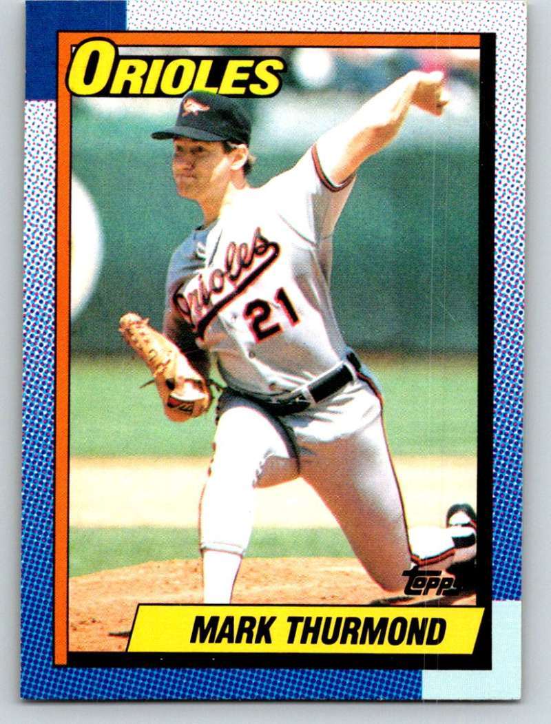 1990 Topps #758 Mark Thurmond Mint  Image 1