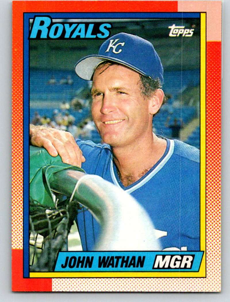 1990 Topps #789 John Wathan MG Mint  Image 1