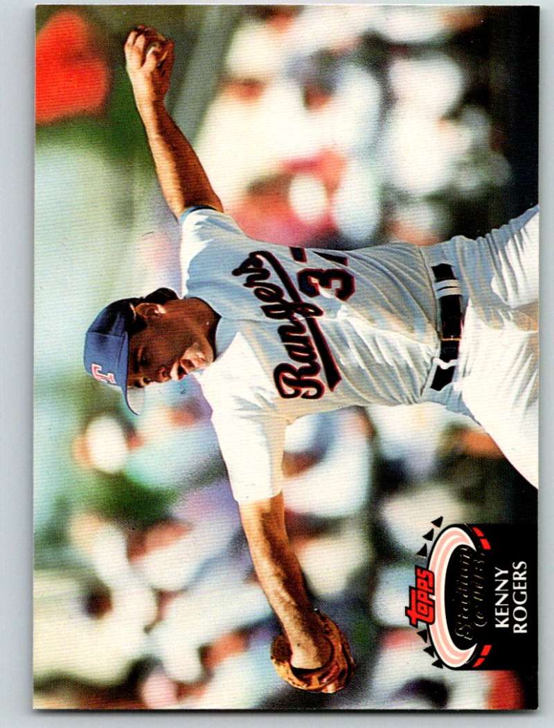 1992 Stadium Club #311 Kenny Rogers Mint  Image 1