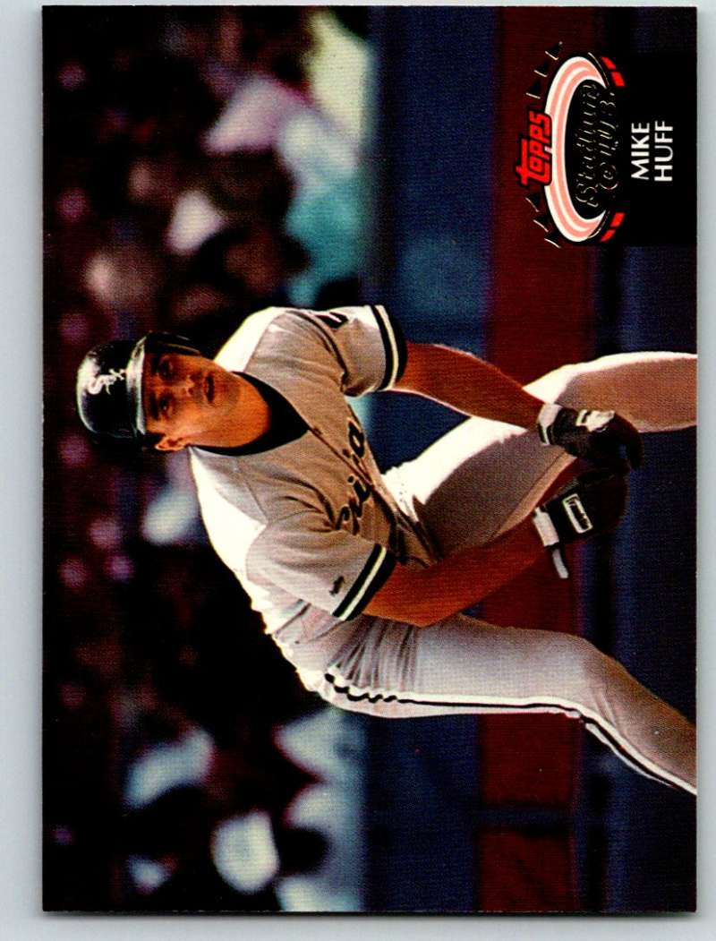 1992 Stadium Club #329 Mike Huff Mint  Image 1