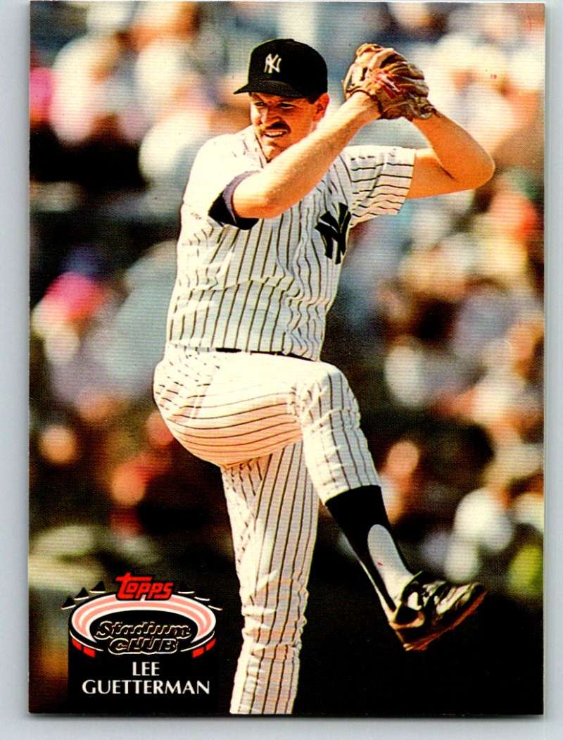 1992 Stadium Club #346 Lee Guetterman Mint  Image 1