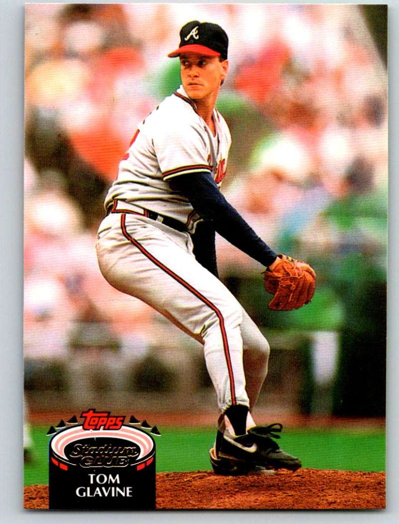 1992 Stadium Club #395 Tom Glavine Mint  Image 1