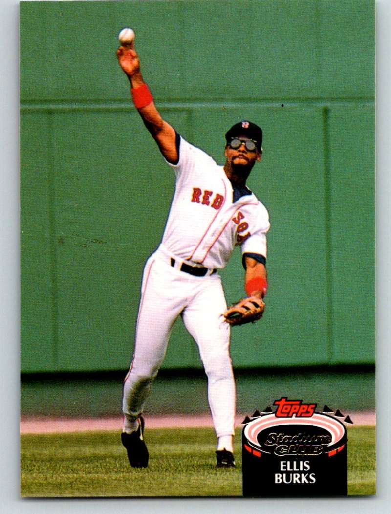 1992 Stadium Club #399 Ellis Burks Mint  Image 1