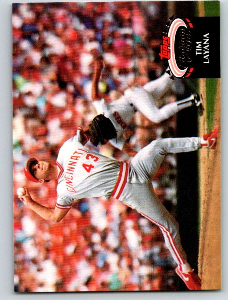 1992 Stadium Club #419 Tim Layana Mint  Image 1