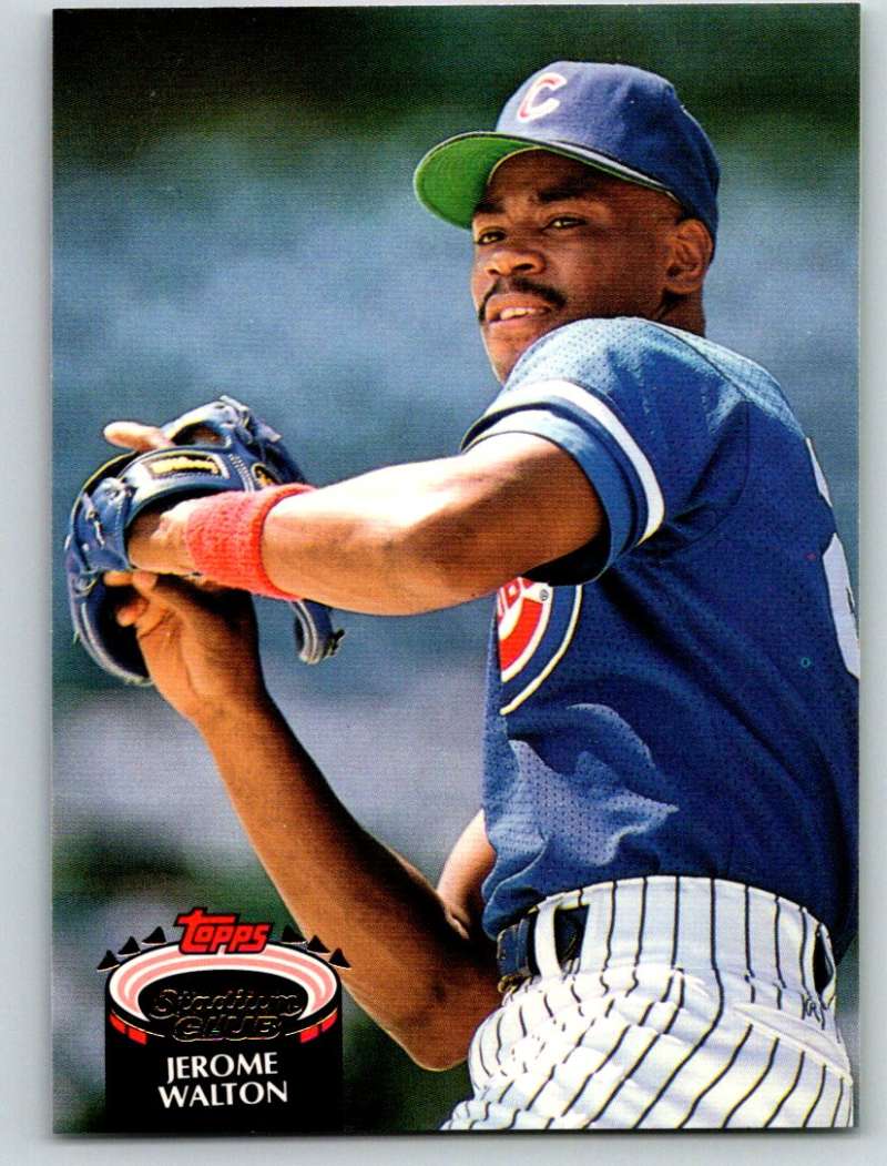 1992 Stadium Club #421 Jerome Walton Mint  Image 1