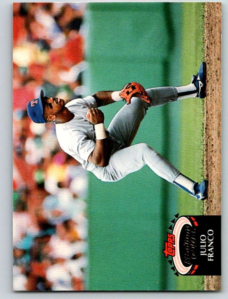 1992 Stadium Club #440 Julio Franco Mint  Image 1