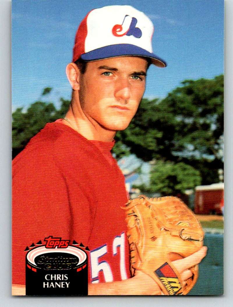 1992 Stadium Club #449 Chris Haney Mint  Image 1