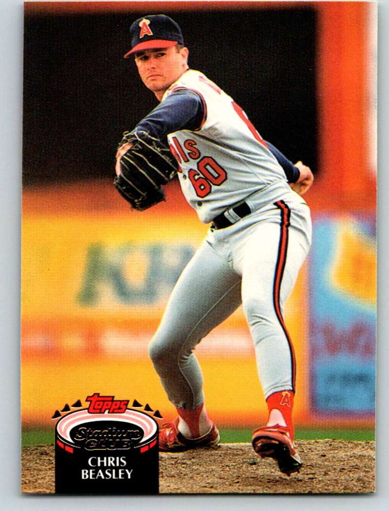 1992 Stadium Club #492 Chris Beasley Mint RC Rookie Image 1