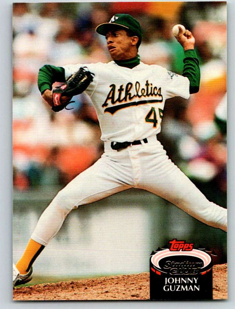 1992 Stadium Club #498 Johnny Guzman Mint RC Rookie Image 1