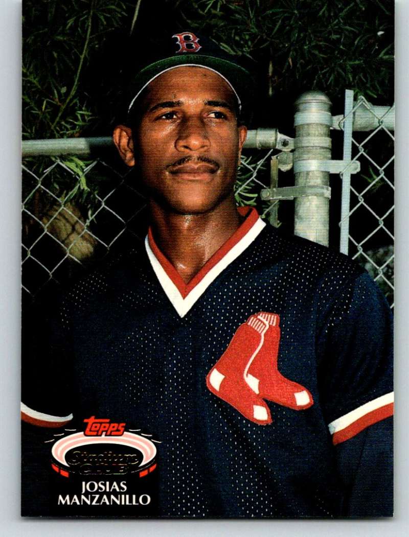 1992 Stadium Club #504 Josias Manzanillo Mint RC Rookie Image 1