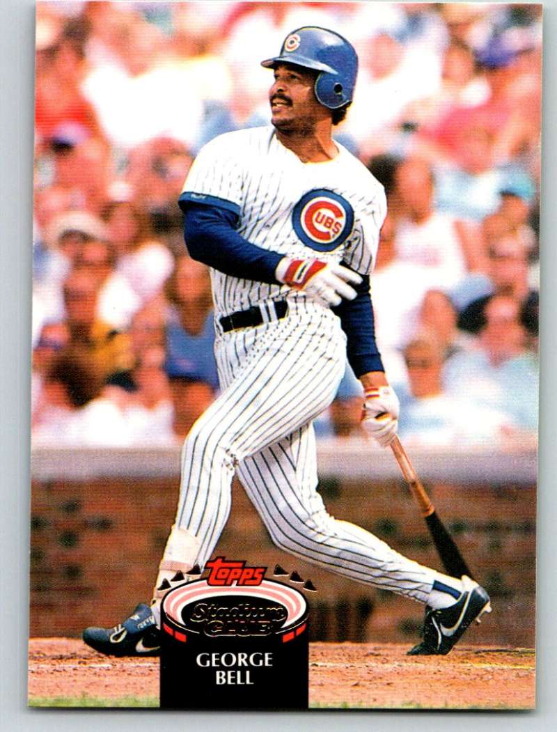 1992 Stadium Club #525 George Bell Mint  Image 1