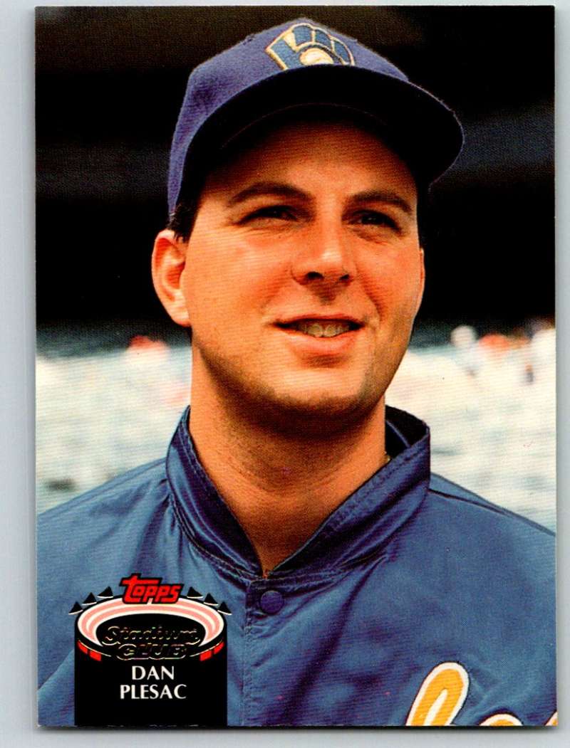 1992 Stadium Club #532 Dan Plesac Mint  Image 1