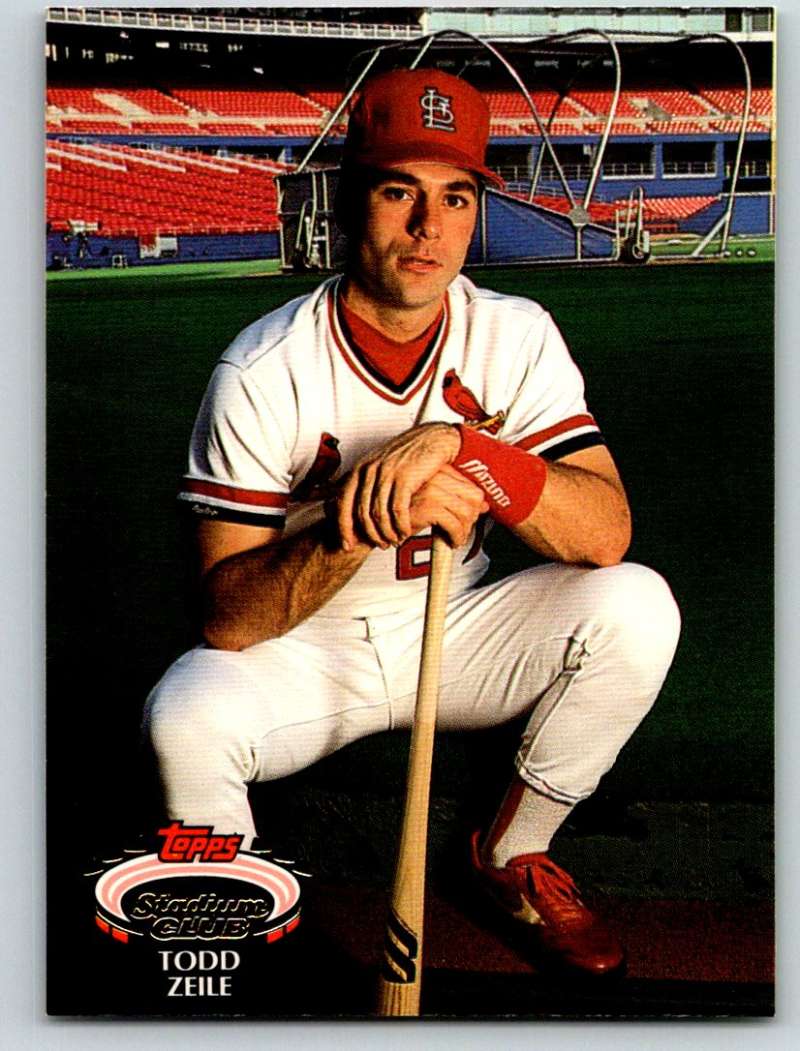 1992 Stadium Club #544 Todd Zeile Mint  Image 1