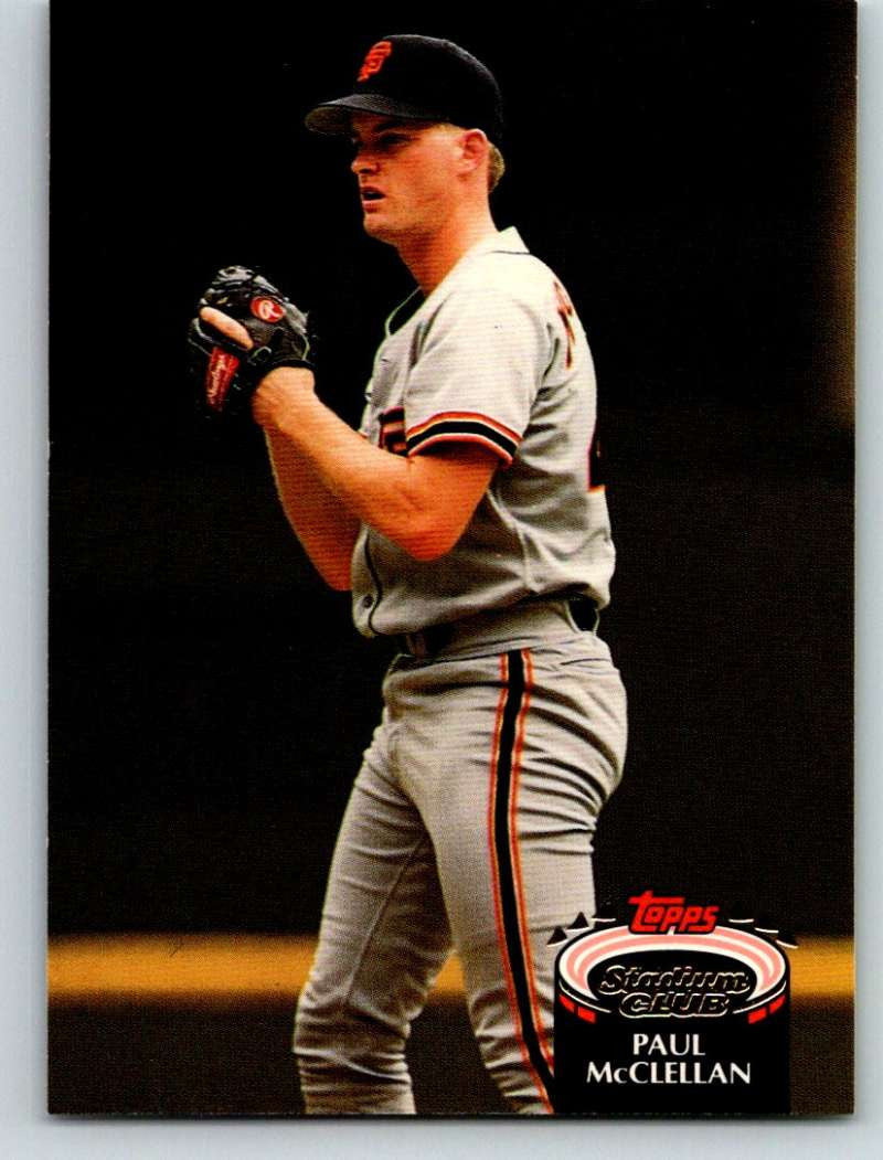 1992 Stadium Club #566 Paul McClellan Mint