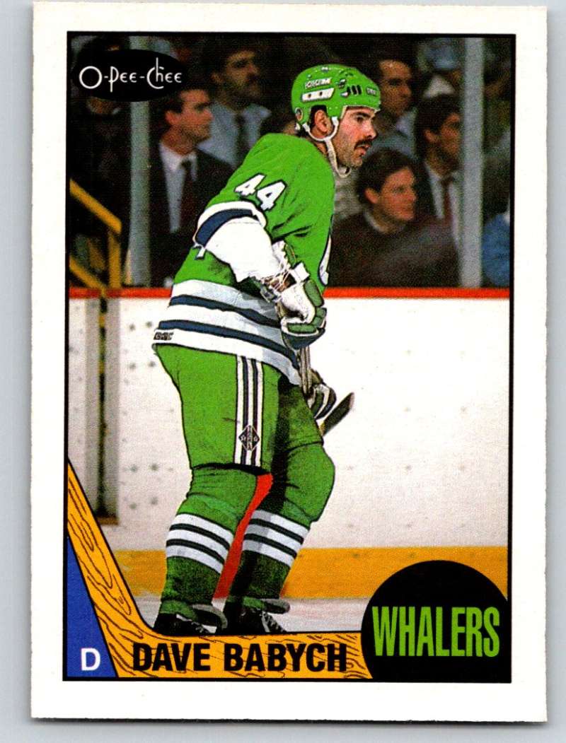 1987-88 O-Pee-Chee #5 Dave Babych Whalers Mint Image 1
